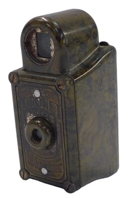 Lot 722 - A Coronet Midget camera, in a khaki green...