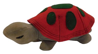 Lot 732 - A Merrythought tortoise, with a red and green...