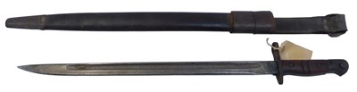 Lot 740 - A World War I US Army bayonet, the blade dated...