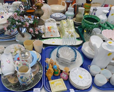 Lot 2045 - Ceramics and household wares, including vases,...