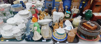 Lot 2057 - General household ceramics, to include teacups,...