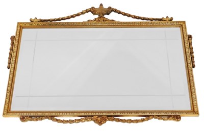 Lot 785 - A 20thC gilt mirror in the Regency style, the...