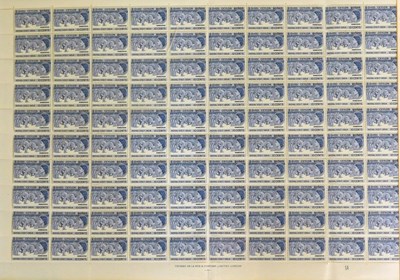 Lot 653 - Philately. Ceylon, Royal Visit 1954 10 cents,...