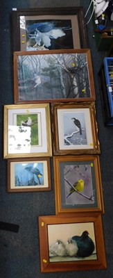 Lot 2128 - Seven pictures and prints, some landscapes, etc.