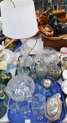 Lot 2101 - Glassware and metalware, including tableware,...