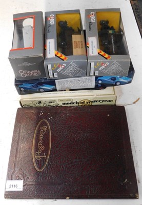 Lot 2116 - An early 20thC postcard album, scenes to...