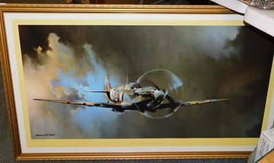 Lot 2152 - A large framed and glazed picture of a...