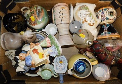 Lot 2159 - A group of ceramics, including figurines,...