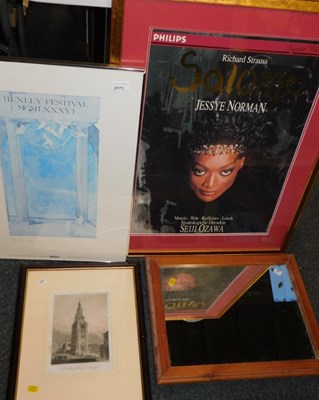 Lot 2171 - Four pictures and prints, including Henley...