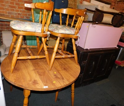 Lot 1062 - A group of furniture, comprising an oak...