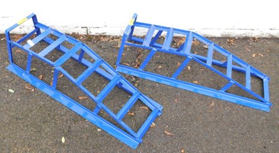 Lot 1082 - Two Halfords car ramps.
