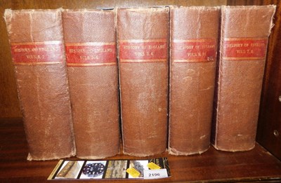 Lot 2196 - Books, The History of England, vols 1 to 10....