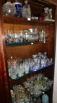 Lot 2207 - A group of glassware, to include decanters,...
