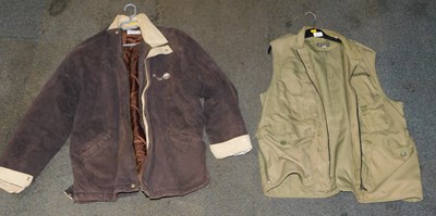 Lot 2229 - Textiles, a Timberland jacket along with a...