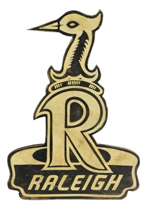 Lot 2053 - A RALEIGH painted wooden advertising sign,...