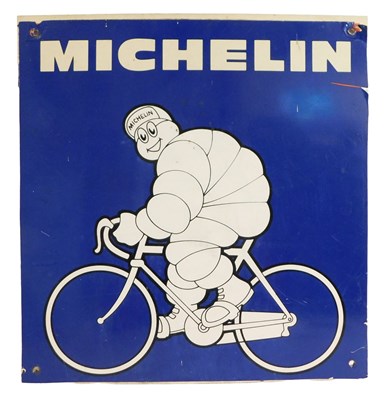 Lot 2059 - A MICHELIN advertising poster, on plastic...
