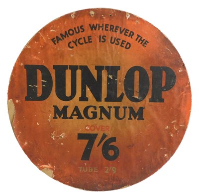 Lot 2068 - A DUNLOP MAGNUM advertising sign, FAMOUS...