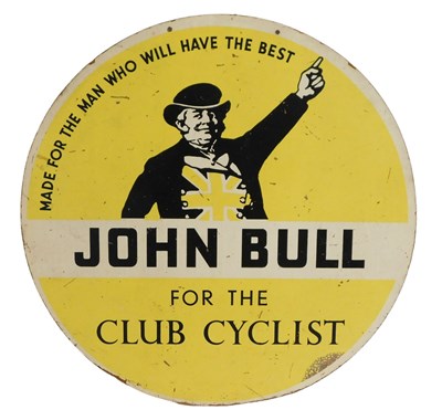 Lot 2069 - A JOHN BULL advertising sign, FOR THE CLUB...