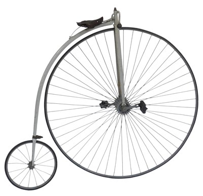 Lot 2071 - A penny farthing or ordinary bicycle, the...
