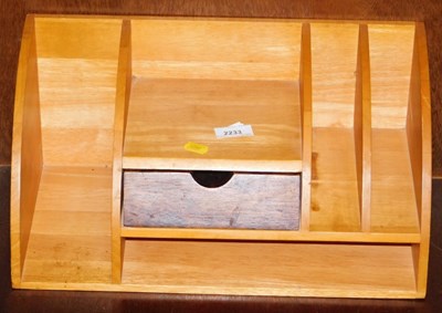 Lot 2233 - A mid century desk tidy.