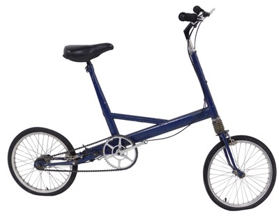 Lot 2093 - A Moulton bicycle, the royal blue frame with a...