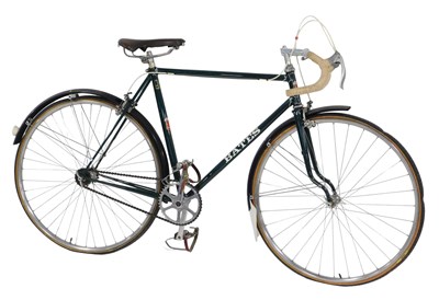 Lot 2096 - A Bates bicycle, the green Reynolds 531 frame...