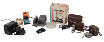 Lot 759a - A group of cameras and optical related...