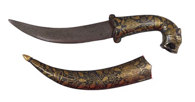 Lot 84A - A highly decorative Islamic type Mughal kard...