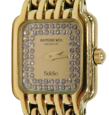Lot 61 - A Raymond Weil Fidelio 18ct gold electroplated...