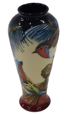 Lot 16 - A Moorcroft Inglewood pattern stem vase,...